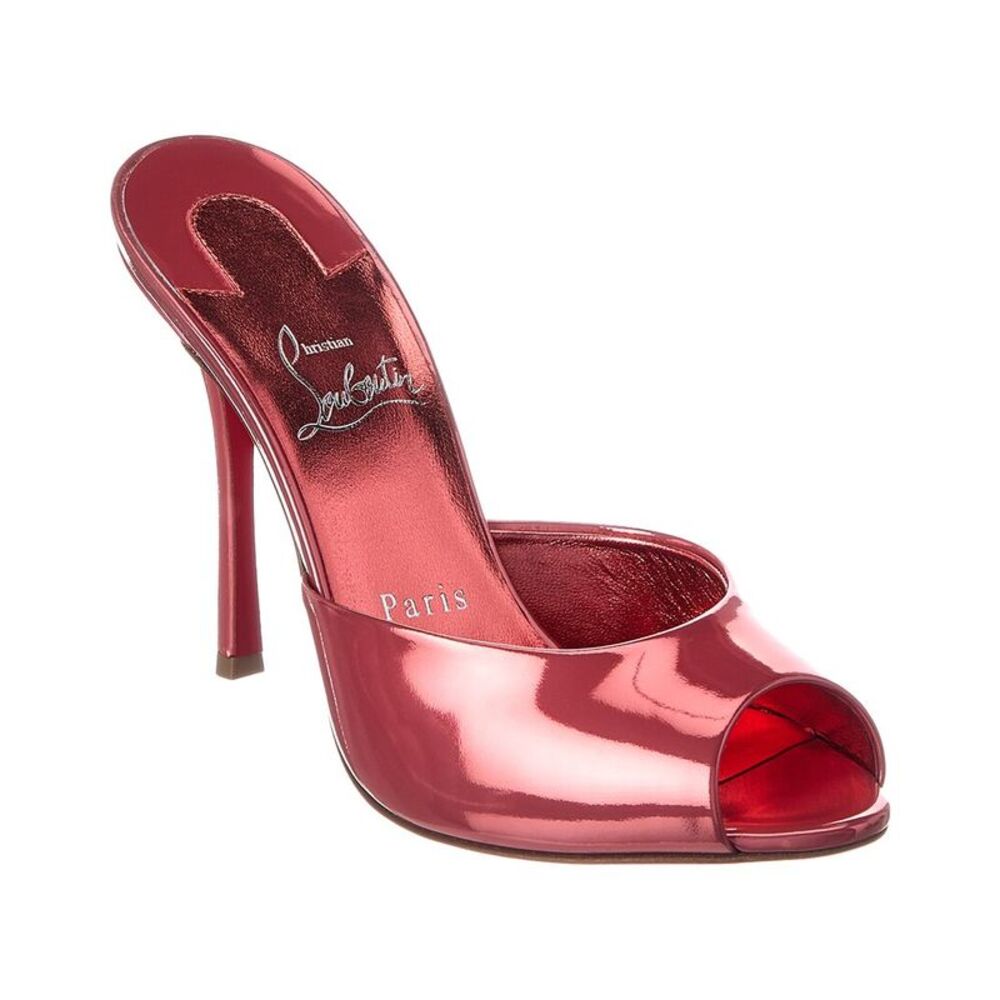 Christian Louboutin Me Dolly 100 Leather Sandal, Pink